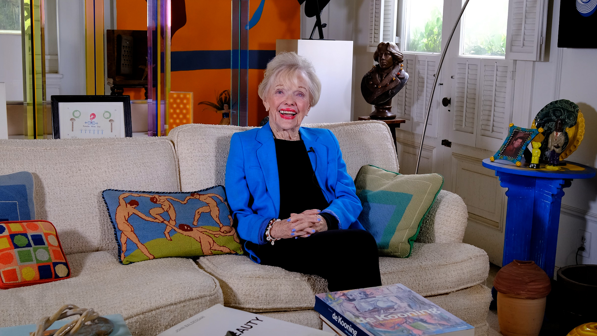 Molly Barnes in a video interview discussing her life in the art world, her Los Angeles gallery career, and friendships with major postwar American artists.